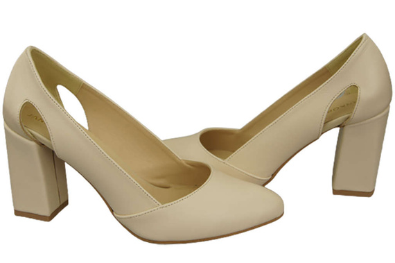 Women's shoes Pumps Natural leather 184 ElitaBut