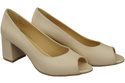 Women's Shoes PEEP TOE  Natural leather 192 ElitaBut