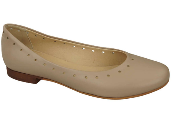Women's Shoes Comfortable Ballerinas Natural Leather 162 ElitaBut