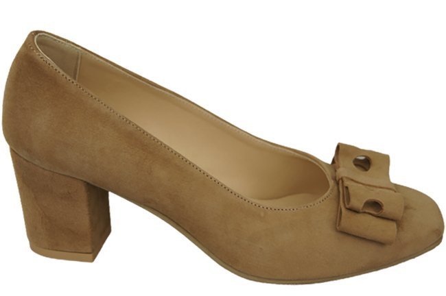 Women's shoes Pumps Natural leather suede 163 ElitaBut
