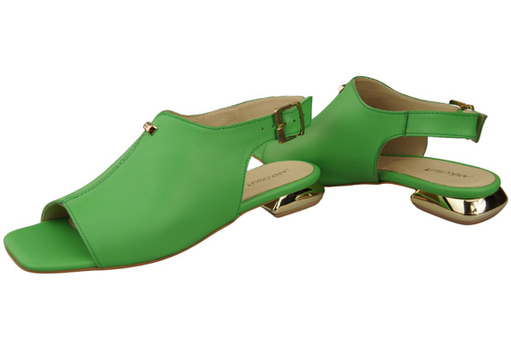 Comfortable Women's Shoes Sandals Flat Gold Heel Natural Leather 207 ElitaBut