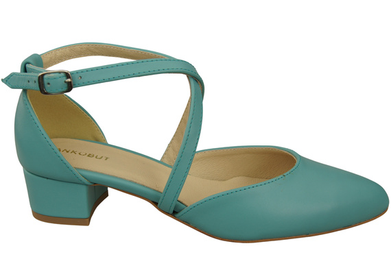 Women’s Leather Sandals with Straps Low Heel 223 ElitaBut