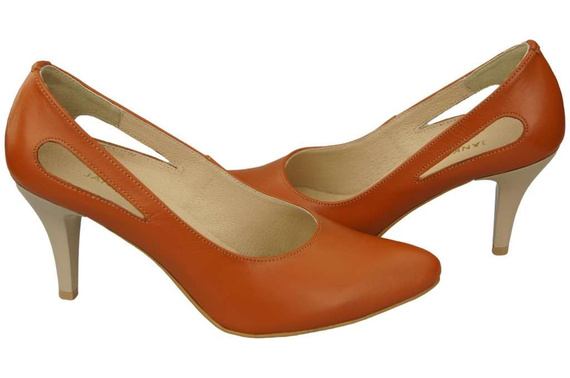 Women's shoes Pumps Natural leather 166 ElitaBut