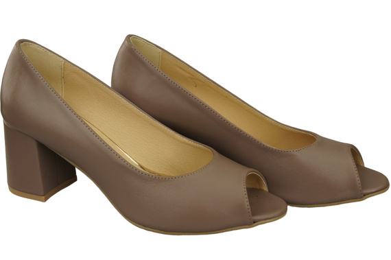 Women's Shoes PEEP TOE Natural leather 192 ElitaBut