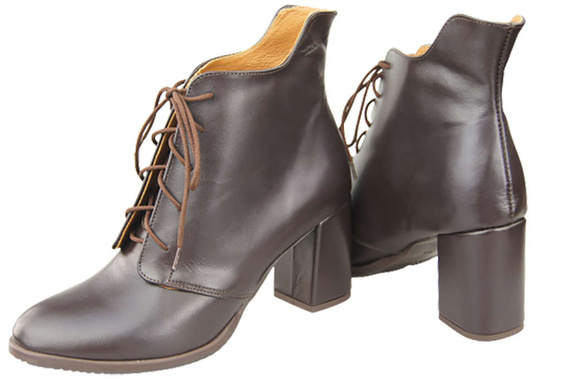 Shoes Boots for women Lace-up Winter natural leather 174 Z ElitaBut