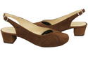 Footwear Women Sandals natural leather 842 Z ElitaBut