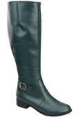 Women’s  leather boots, lined officer boots, flat 225 ElitaBut