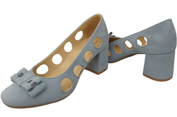 Women's shoes Pumps Natural leather suede 182 ElitaBut