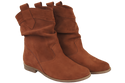 Shoes Women's boots Saszki Winter natural leather velor 117 Z ElitaBut