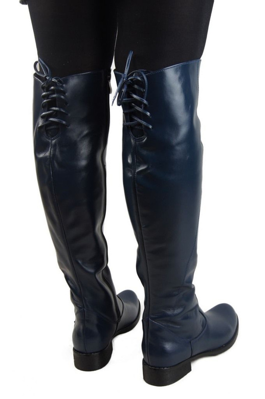 Shoes Boots Women Boots Over the knee boots Over the knee Natural Leather 121 ElitaBut