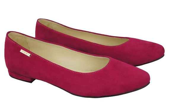 Women's shoes Ballerinas natural leather Suede 131 ElitaBut