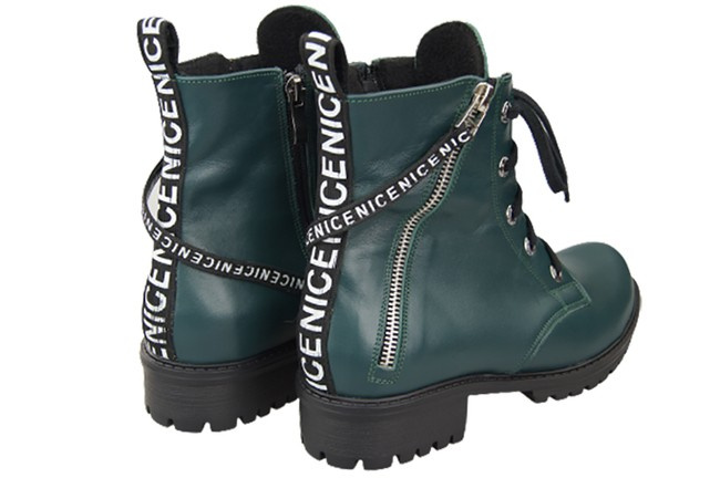 Footwear Boots Women's boots with the inscription NICE Natural Leather 173 Z ElitaBut