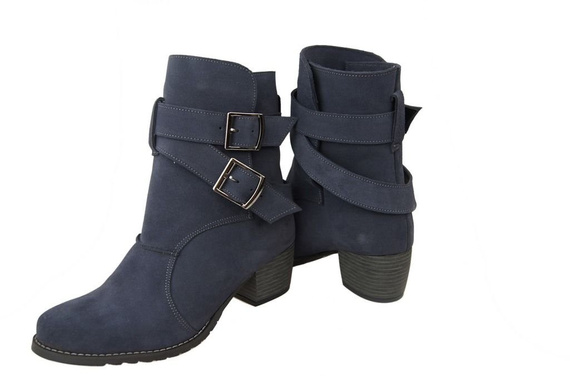 Shoes Women's boots Natural leather Velor 119 ElitaBut