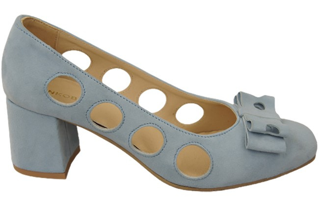 Women's shoes Pumps Natural leather suede 182 ElitaBut