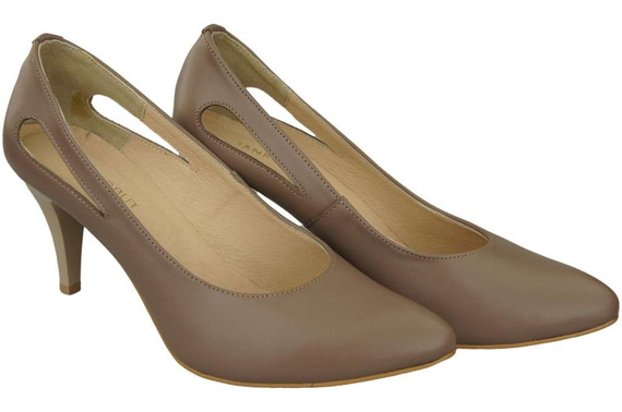 Women's shoes Pumps Natural leather 166 ElitaBut