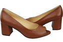 Women's Shoes PEEP TOE  Natural leather 192 ElitaBut