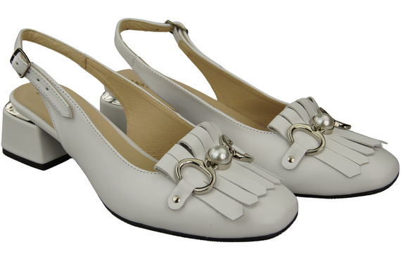 Women's Shoes Sandals Decorated with Fringes Natural Leather 208 ElitaBut