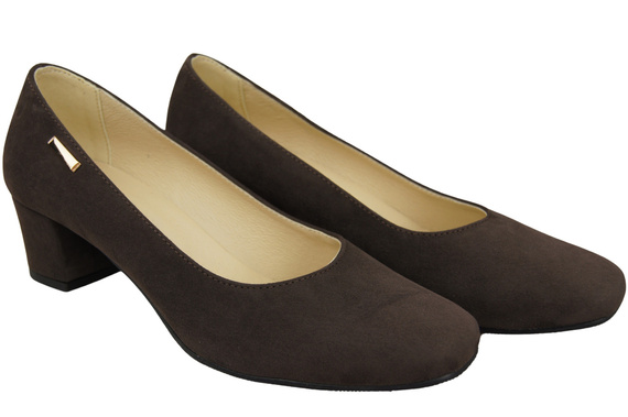 Comfortable Women's Shoes Pumps Natural Suede Leather 172 Z ElitaBut