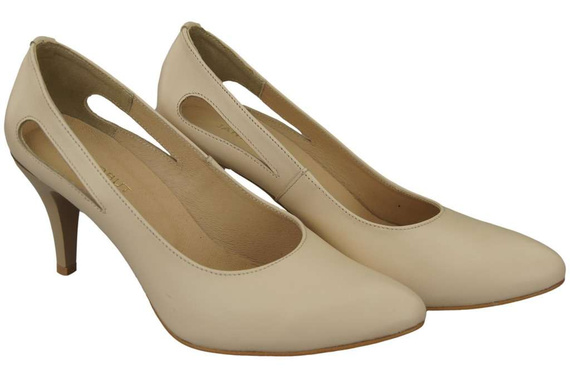 Women's shoes Pumps Natural leather 166 ElitaBut