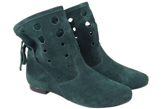 Shoes Boots Women's natural leather velor 160 ElitaBut