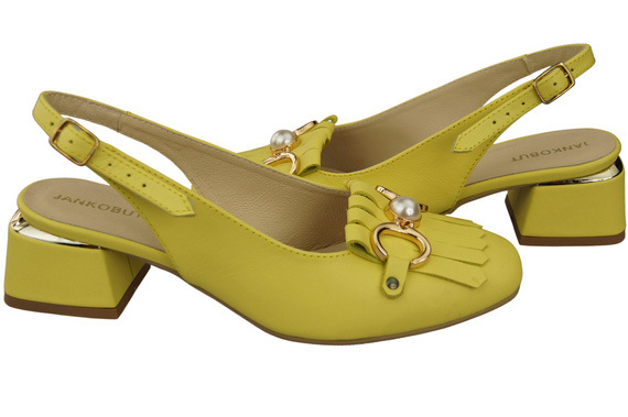 Women's Shoes Sandals Decorated with Fringes Natural Leather 208 ElitaBut