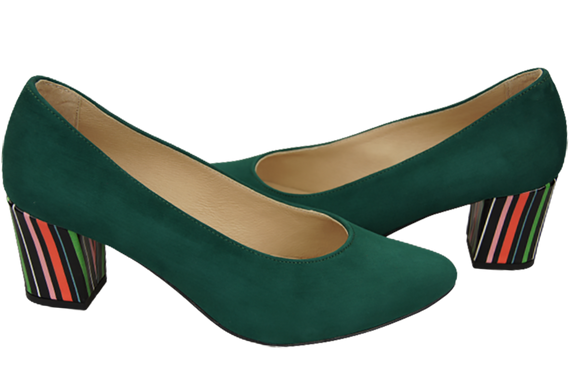 Women's footwear Women's pumps Suede leather 158 Z ElitaBut