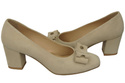 Women's shoes Pumps Natural leather suede 163 ElitaBut