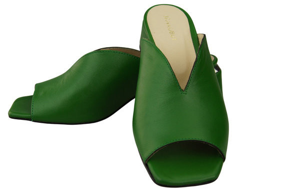 Women's Shoes High-Heeled Flip-Flops Natural Leather 210 ElitaBut