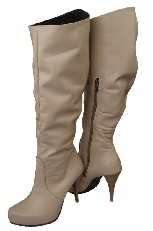 Footwear Women's boots Platform Natural Leather 120 ElitaBut