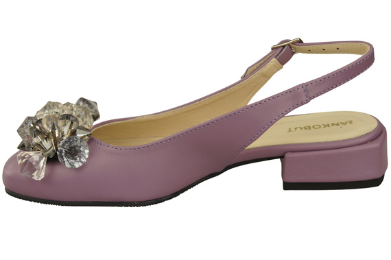 Women's Shoes Sandals with Crystals Natural Leather 215 ElitaBut