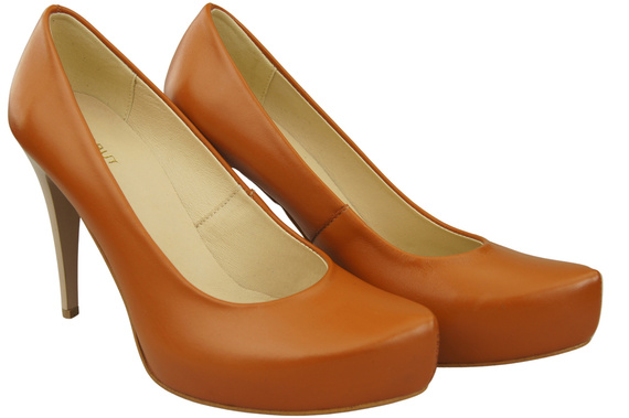 Women's shoes Pumps High heels natural leather 205 ElitaBut