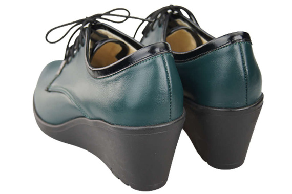 Shoes Women's Brogues On Wedge Natural leather 181 ElitaBut