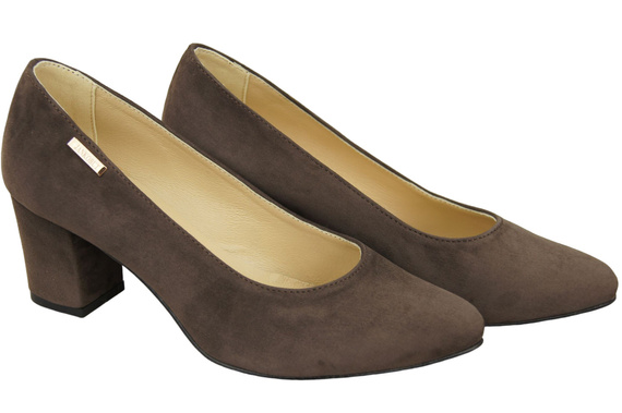 Women's Shoes Pumps Natural Leather Suede 106 ElitaBut