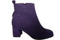 Women’s ankle boots in genuine suede leather, stable block heel, with zipper – 224 ElitaBut