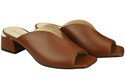 Women's Shoes High-Heeled Flip-Flops Natural Leather 210 ElitaBut