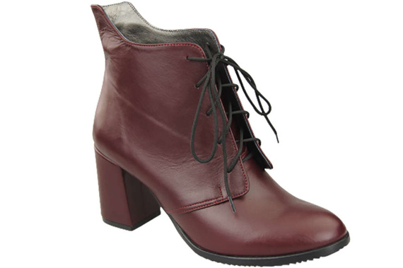 Shoes Boots for women Lace-up Winter natural leather 174 Z ElitaBut