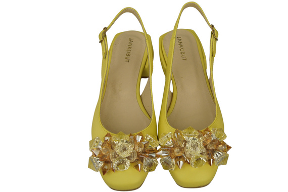 Women's Shoes Sandals with Crystals Natural Leather 215 ElitaBut