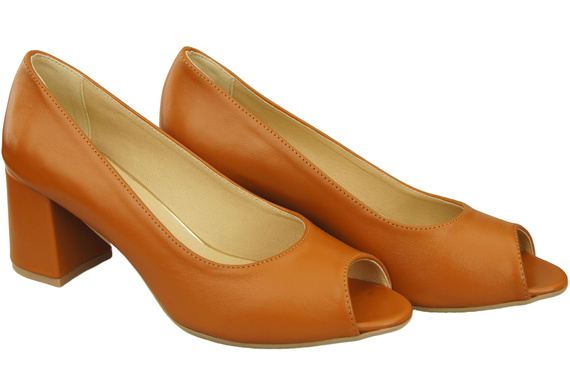 Women's Shoes PEEP TOE Natural leather 192 ElitaBut