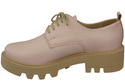 Women's shoes Lace-up leather Natural 180 ElitaBut