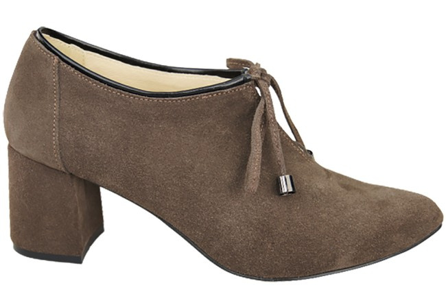 Women's shoes Low shoes Natural leather velor 183 ElitaBut