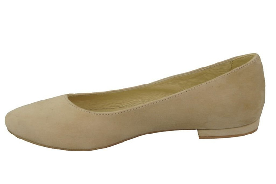 Women's shoes Ballerinas natural leather Suede 131 ElitaBut