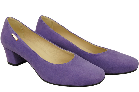 Comfortable Women's Shoes Pumps Natural Suede Leather 172 Z ElitaBut