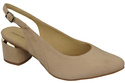 Women's Sandals in Natural Suede Leather - Elegance and Comfort 196 Z ElitaBut