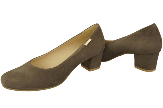 Comfortable Women's Shoes Pumps Natural Suede Leather 172 Z ElitaBut