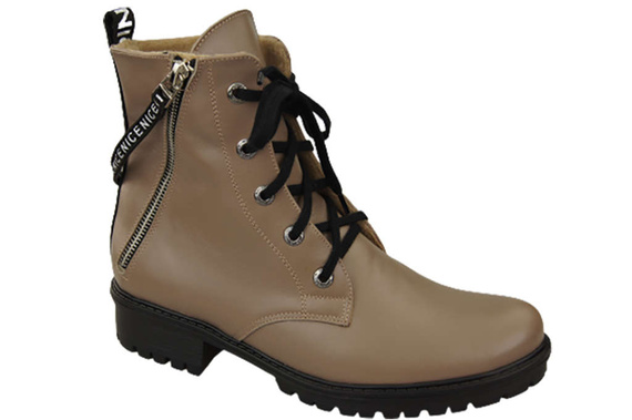 Footwear Boots Women's boots with the inscription NICE Natural Leather 173 Z ElitaBut