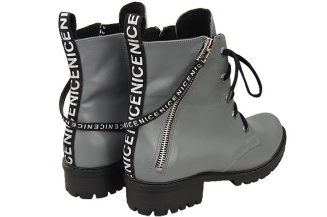 Footwear Boots Women's boots with the inscription NICE Natural Leather 173 Z ElitaBut