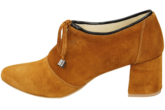 Women's shoes Low shoes Natural leather velor 183 ElitaBut