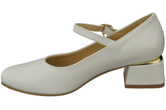 Women's shoes Pumps with a strap, natural leather 202 ElitaBut