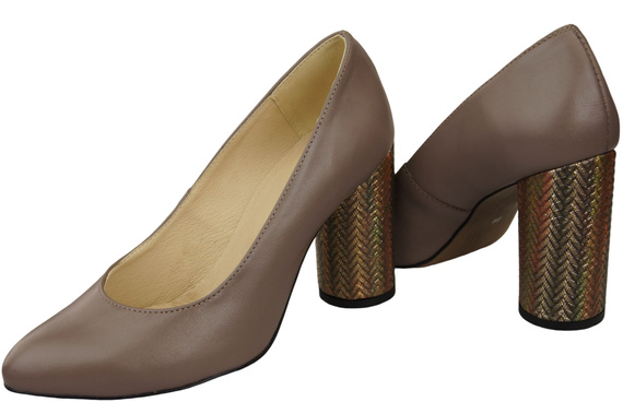 Women's shoes Pumps Natural leather 194 ElitaBut