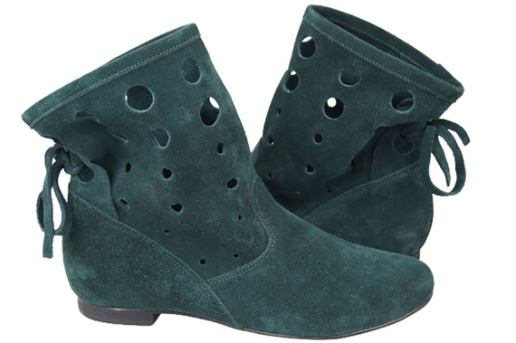 Shoes Boots Women's natural leather velor 160 ElitaBut